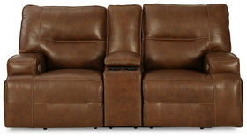 Francesca Power Reclining Loveseat with Console