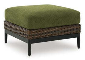 Horizon Hall Outdoor Ottoman with Cushion