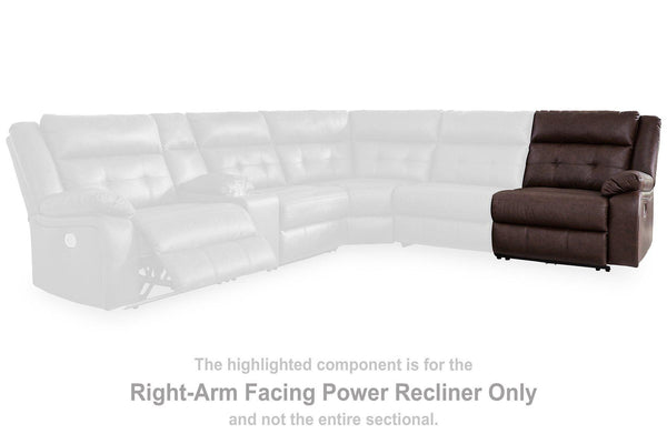 Punch Up Power Reclining Sectional Loveseat