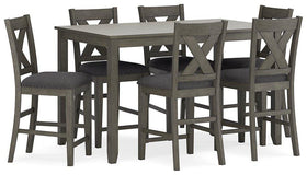 Caitbrook Counter Height Dining Table and Bar Stools (Set of 7)