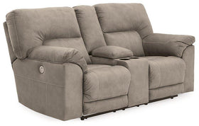 Cavalcade Power Reclining Loveseat with Console