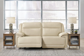 Double Deal Power Reclining Loveseat Sectional