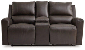 Boxmere Power Reclining Loveseat with Console