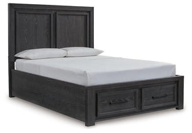 Foyland Panel Storage Bed