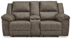 Laresview Reclining Loveseat with Console