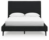 Cadmori Upholstered Bed with Roll Slats