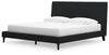 Cadmori Upholstered Bed with Roll Slats