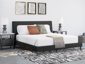 Cadmori King Upholstered Bed with Roll Slats