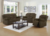 Rodman Pillow Top Arm Motion Loveseat Olive Brown