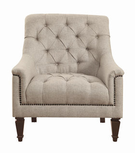 Avonlea Sloped Arm Upholstered Chair Grey