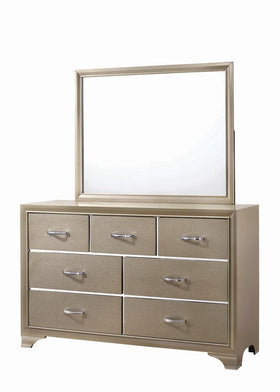 Beaumont Rectangular Dresser Mirror Champagne