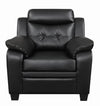 Finley Tufted Upholstered Chair Black