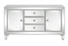 Leticia 3-drawer Accent Cabinet Silver