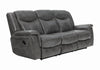 Conrad Upholstered Motion Sofa Cool Grey