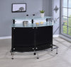 Keystone Glass Top Bar Unit Black