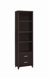 Lewes 2-drawer Media Tower Cappuccino