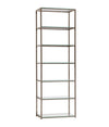 Kate 6-shelf Bookcase Black Nickel