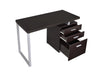 Brennan 3-drawer Office Desk Cappuccino