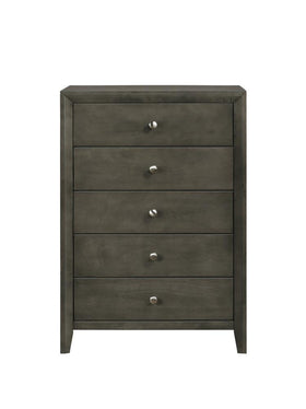 Serenity 5-drawer Chest Mod Grey