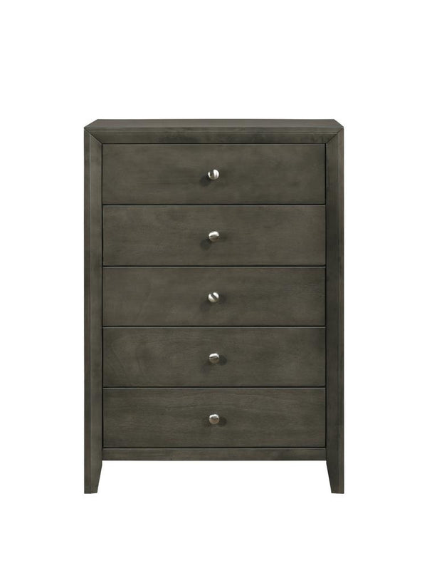 Serenity 5-drawer Chest Mod Grey