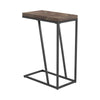 Sergio Chevron Rectangular Accent Table Tobacco