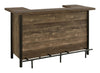 Bellemore Rectangular Storage Bar Unit Rustic Oak