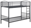 Anson Twin Over Twin Bunk Bed with Ladder