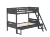 Littleton Twin Over Full Bunk Bed Grey