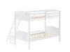 Arlo Twin Over Full Bunk Bed with Ladder White