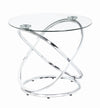 Warren 3-piece Occasional Set Chrome and Clear