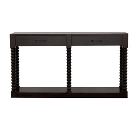 Meredith 2-drawer Sofa Table Coffee Bean