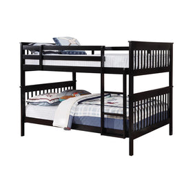 Chapman Full Over Full & Twin Over Full Bunk Bed Black & White