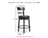 Valebeck Counter Height Bar Stool