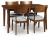 Tameride Dining Table and 4 Chairs (Set of 5)