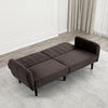 Aristide Futon Sofa Grey & Brown