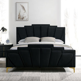 Florizel Bed Black & Red