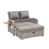 Bahia Tobago Reclining Chaise Lounge Brown & Gray