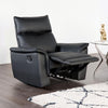 Bienne Recliner Chair White & Black