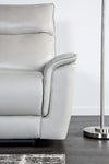 Bienne Sofa Manual Recliner White & Black