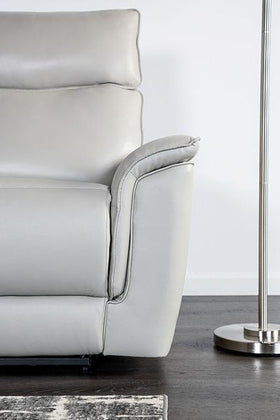 Bienne Sofa Manual Recliner White & Black