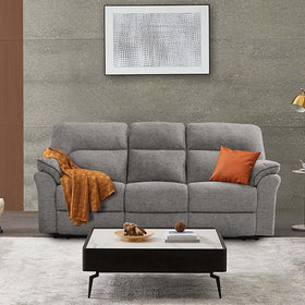 JOSIAS Sofa, Light Gray Fabric