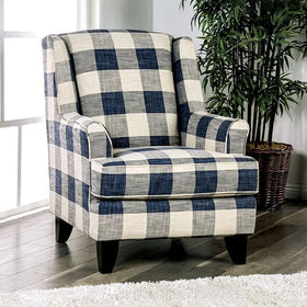 Nash Ivory Chair, Checkered