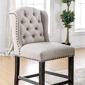 SANIA Counter Ht. Wingback Chair (2/CTN)