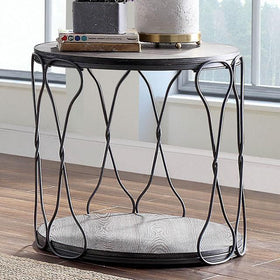 Hawdon Gray End Table