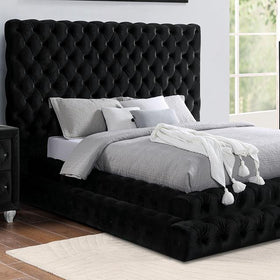 STEFANIA E.King Bed, Black