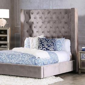 ROSABELLE E.King Bed, Gray