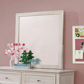 Brogan Antique White Mirror