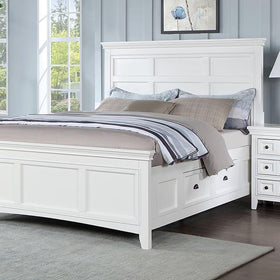 CASTILE E.King Bed, White