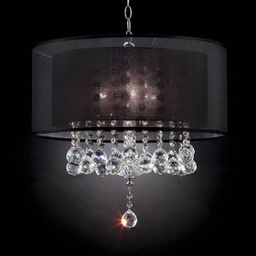 Ivy Chrome Ceiling Lamp