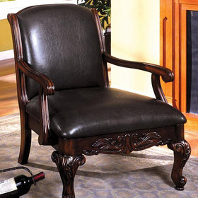 Sheffield Antique Dark Cherry Accent Chair